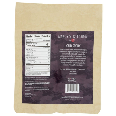Arroyo Kitchen Vegan Jerky Black Pepper - 3.5 oz