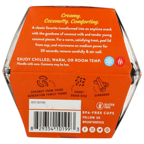 Sun Tropics Coconut Milk Rice Pudding Snack Cinnamon - 8.46 oz