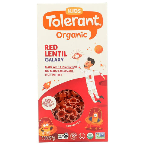 Tolerant Kids Organic Red Lentil Galaxy Pasta - 8 oz | Vegan Black Market