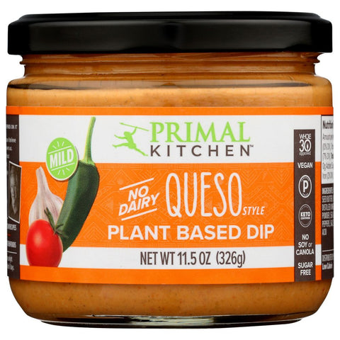 Primal Kitchen No Diary Queso Style Dip Mild - 11.5 oz
