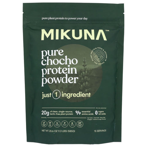 Mikuna Pure Chocho Protein Powder - 20.7 oz | Vegan Black Market