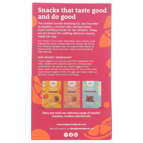 The Great Goods Snackin Grain Free Biscotti Orange Cranberry - 4 oz