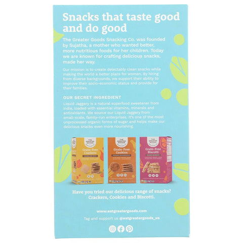 The Great Goods Snackin Grain Free Biscotti Dark Chocolate Pistachio - 4 oz