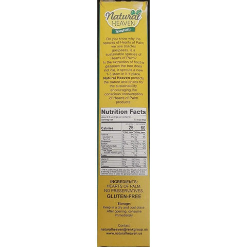 Natural Heaven Hearts of Palm Spaghetti - 9 oz
