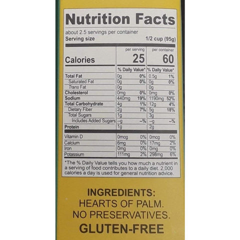 Natural Heaven Hearts of Palm Spaghetti - 9 oz