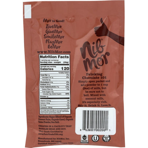 Nibmor Organic Traditional Drinking Chocolate - 1.05 oz