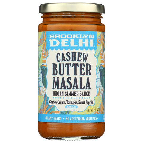 Brooklyn Delhi Cashew Butter Masala Indian Simmer Sauce - 12 oz | Vegan Black Market