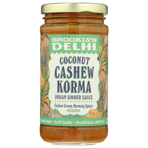 Brooklyn Delhi Coconut Cashew Korma Indian Simmer Sauce - 12 oz