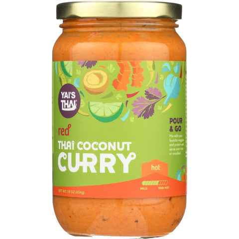 Yais Thai Red Thai Coconut Curry - 16 oz | Vegan Black Market