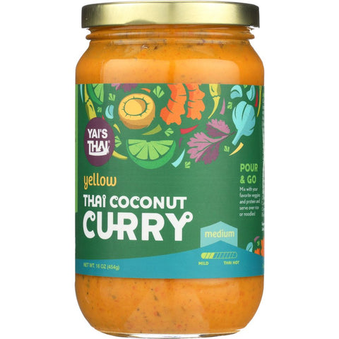 Yai's Thai Yellow Thai Coconut Curry - 16 oz | Vegan Black Market