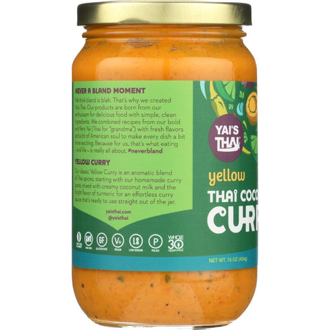 Yai's Thai Yellow Thai Coconut Curry - 16 oz