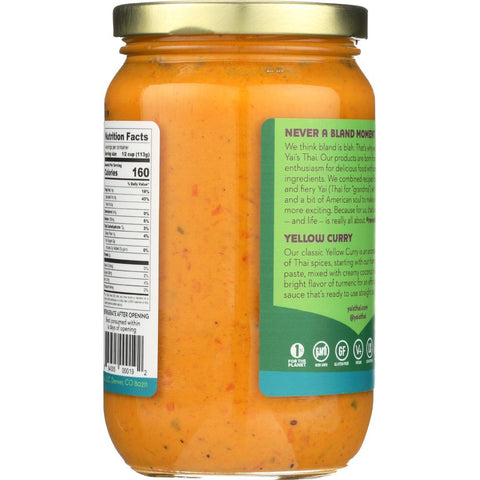 Yai's Thai Yellow Thai Coconut Curry - 16 oz