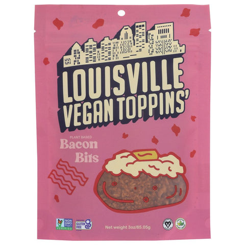 Louisville Jerky Vegan Toppins' Bacon Bits Toppins - 3 OZ | Louisville Toppins | Vegan Black Market