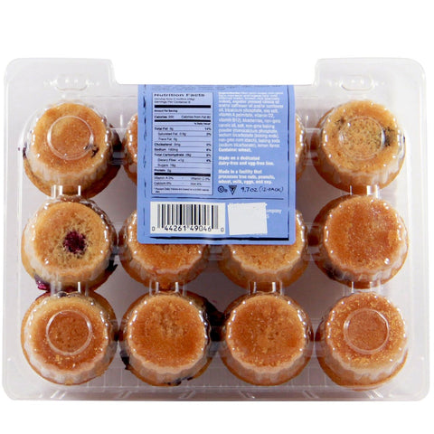Abe's Wild Blueberry Smash MiniVegan Blueberry Muffins- 10 oz.