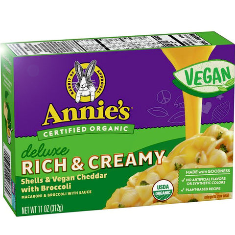 Deluxe Rich & Creamy Shells & Vegan Cheddar with Broccoli