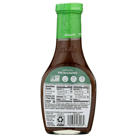 Annie's Organic Fig Balsamic Vinaigrette Dressing- 8 oz.