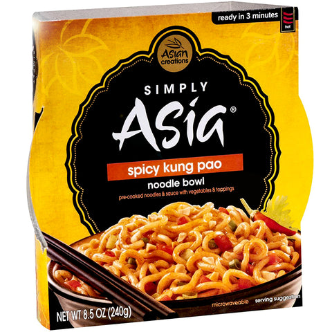 Spicy Kung Pao Noodle Bowl | Asian Creations Simply Asia