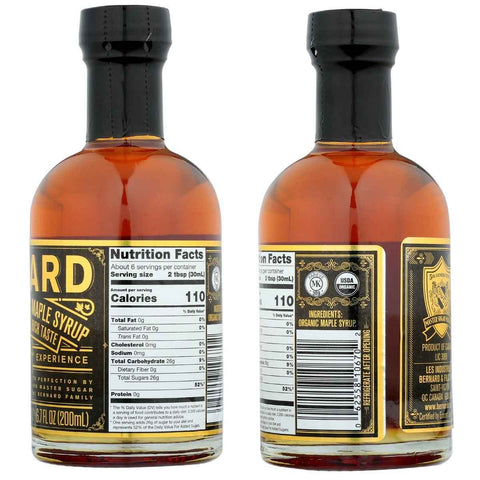 Bernard Pure Organic Maple Syrup - 6.7 foz