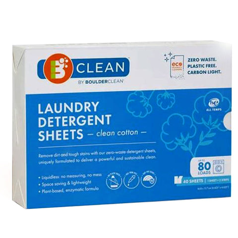 boulder clean laundry detergent sheets soap