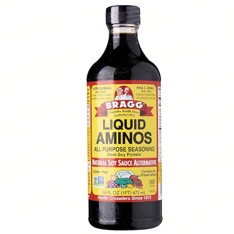 Bragg Gluten-Free Liquid Aminos Soy Protein Seasoning, 16 fl oz 