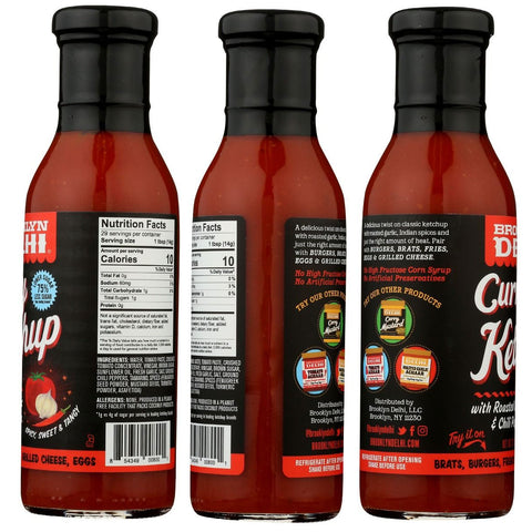 Brooklyn Delhi Curry Ketchup - 13 oz.