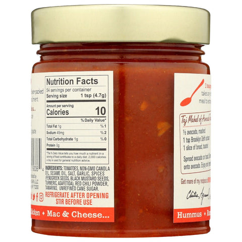 Brooklyn Delhi Tomato Achaar Chili Sauce - 9 oz.