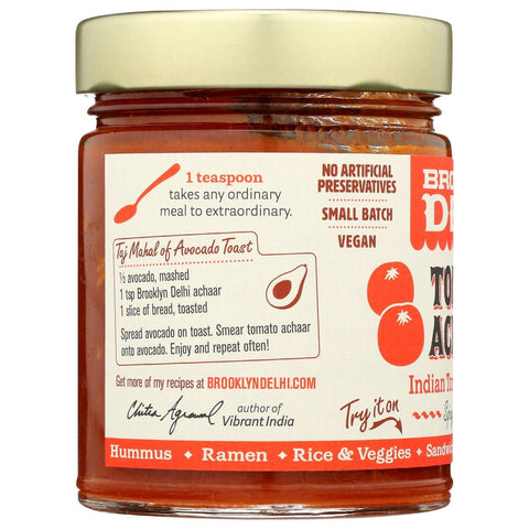 Brooklyn Delhi Tomato Achaar Chili Sauce - 9 oz.