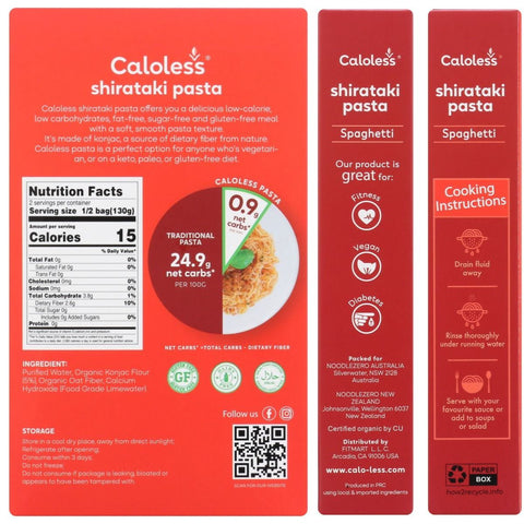 Caloless Spaghetti Shirataki Pasta - 14.8 oz