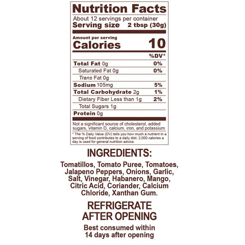 Chicas Vegan Gourmet Salsa - 12 oz.