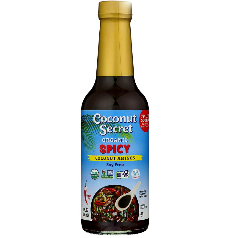 Organic Spicy Coconut Aminos | Coconut Secret | Soy Free Alternative ...