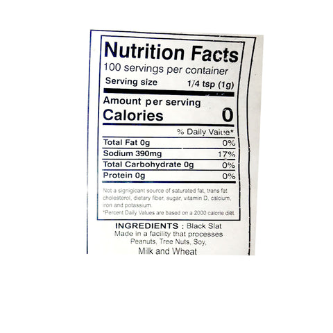 Deep Foods Black Salt - 3.5 oz.