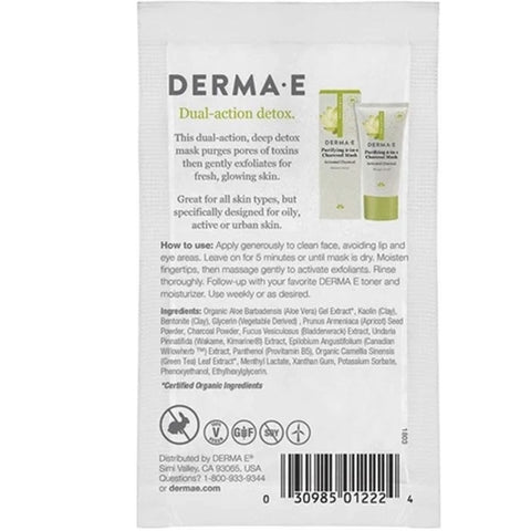 Derma-E Purifying 2 in 1 Activated Charcoal Mask