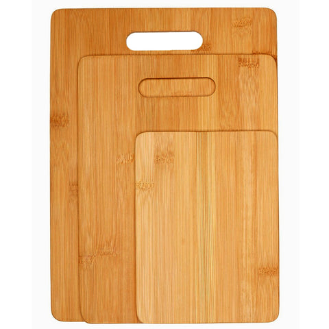 Diamond Home Bamboo Cutting Board Set - 3 Pcs.