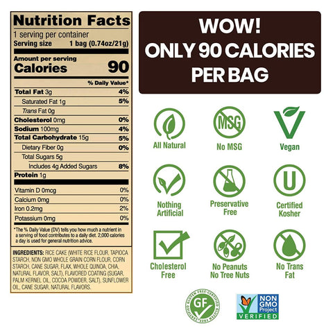 Drizzilicious Mini Rice Cakes S'mores Bites - 10 pk/0.74oz.