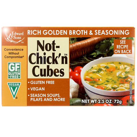 Edward & Sons Not-Chick'n Natural Bouillon Cubes - 2.5 oz. | Vegan Black Market