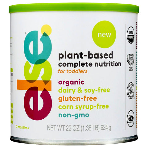 plant based formula | dairy free formula | formula lactose free | formula non dairy | lactose intolerance formula | else formula sold at vegan black market | this plant based formula is organic, dairy free, gluten free, corn syrup free and non gmo. This is the best plant based formula by else nutrition.