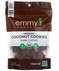 Emmy's Organics Coconut Cookies Dark Cacao - 6 oz. Emmy's Organics Coconut Cookies Dark Cacao | Emmy's Organic Cookies | Emmys Cookies