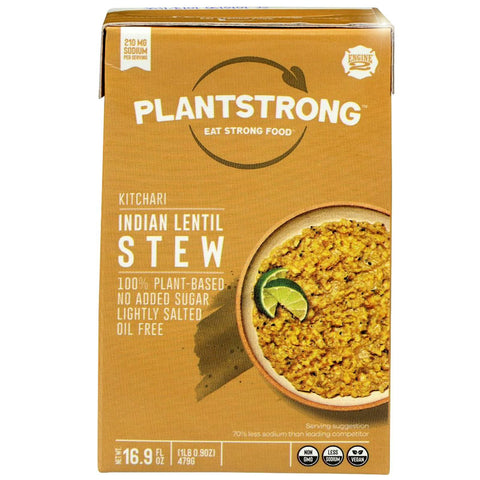 Engine2 Plantstrong Kitchari Indian Lentil Stew - 16.9 fl oz. | Vegan Black Market