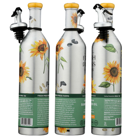 Fresh Press Farms High Oleic Sunflower Oil Extra Virgin - 16.4 oz