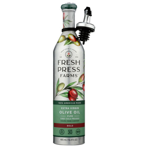 Fresh Press Farms Extra Virgin Olive Oil Bold - 16.4 oz | Vegan Black Market