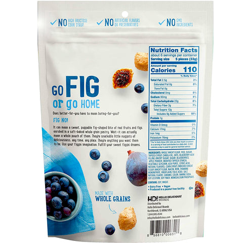 Figgin' Fruit Blueberry, Acai & Fig Poppables - 7 oz.