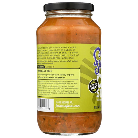 Frontera Gourmet Mexican White Bean Chili Starter - 1.9 Lb.