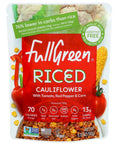 FullGreen Riced Cauliflower With Tomato, Red Pepper and Corn - 6.7 oz. | Vegan Black Market