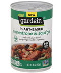 Gerdein Plant-Based Minestrone & Saus'ge Soup- 15 oz. | Gardein Soups Sausage Minestrone | Vegan Black Market Minestrone and Sausage Soup Vegan Plant-Based