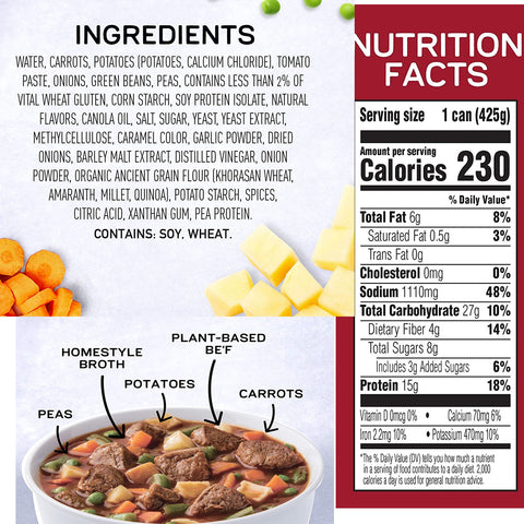 Gardein Soup Plant-Based Be'f & Vegetable - 15 oz.