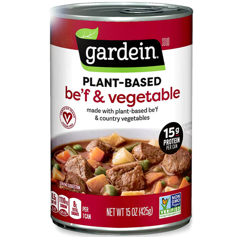Plant-Based Be'f & Vegetable - 15 oz. | Gardein Soups