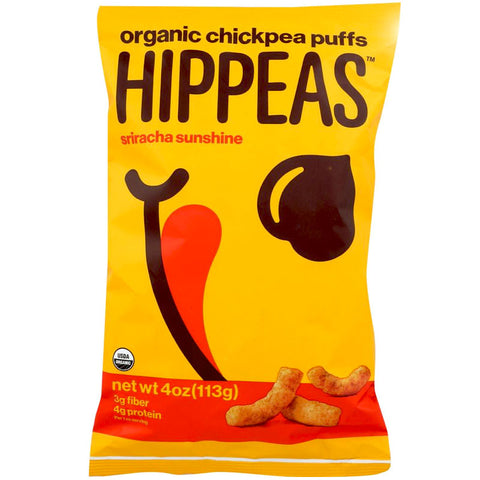 Hippeas Sriracha Sunshine Organic Chickpea Puffs - 4 oz.