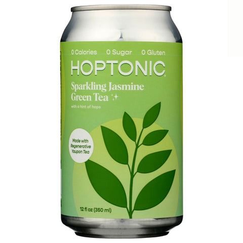 Hoptonic Sparkling Jasmin Green Tea - 12 fl oz.