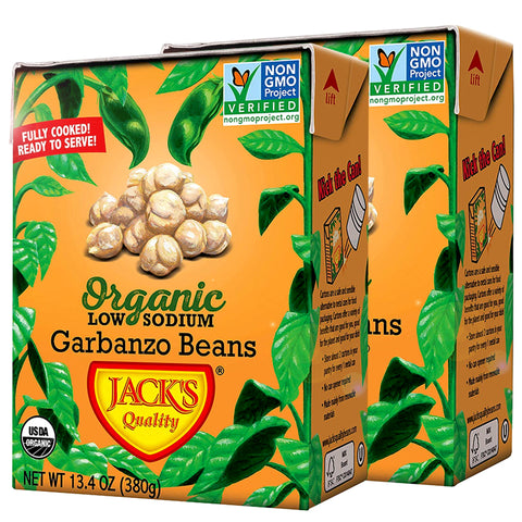 Jack's Quality Organic Low Sodium Garbanzo Beans