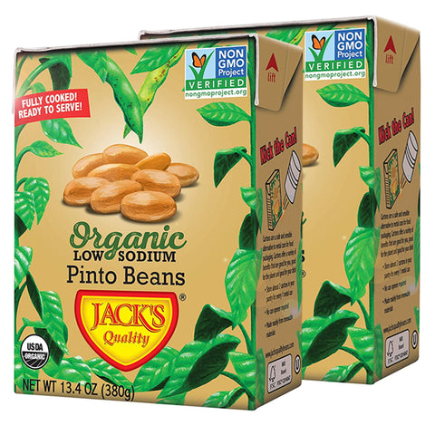 Jack's Quality Organic Low Sodium Pinto Beans